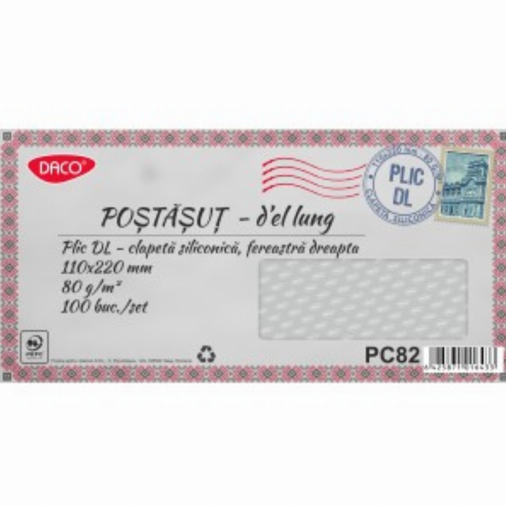 Plic Dl Siliconic Fereastra Dreapta Set 100