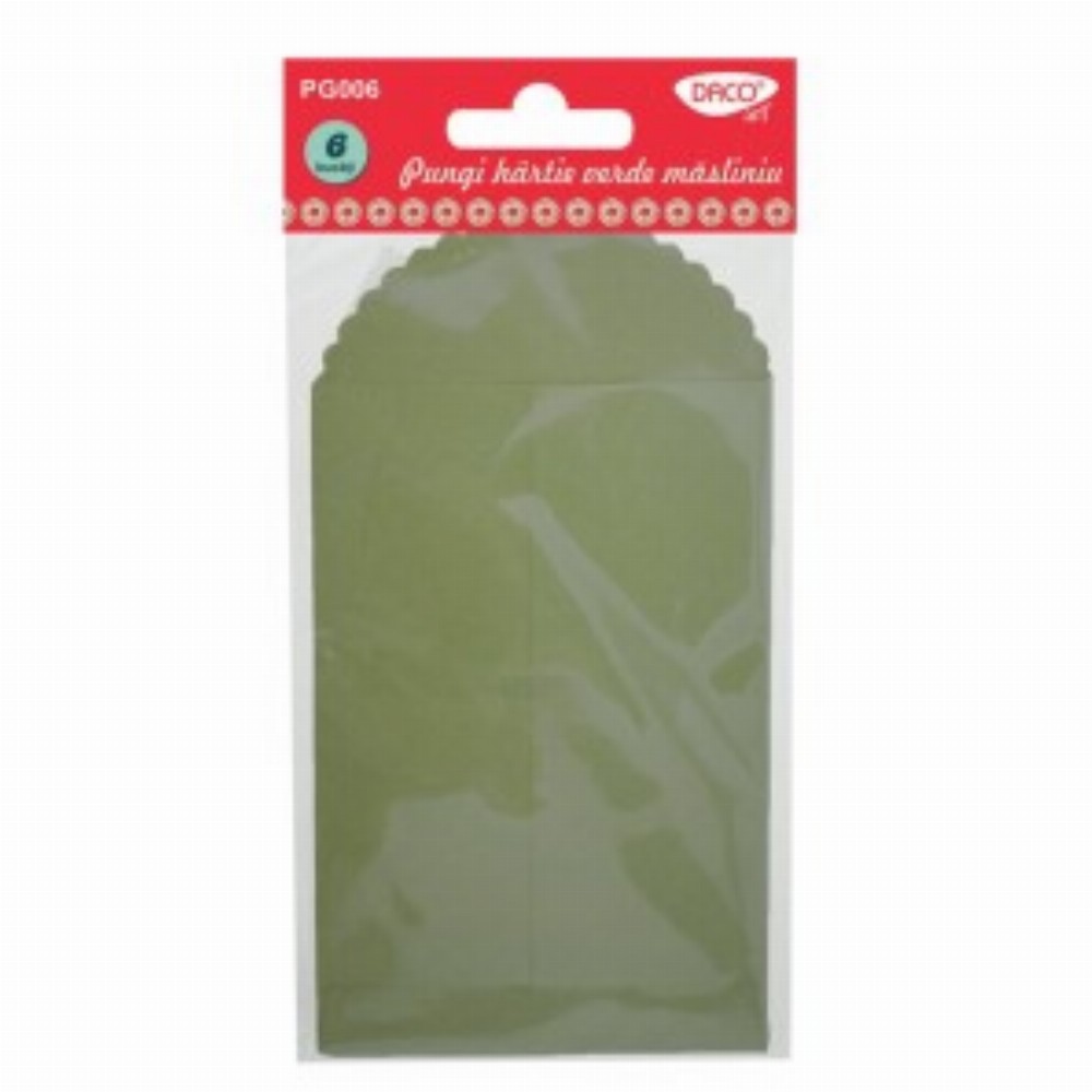 Pungi Hartie Verde Masliniu