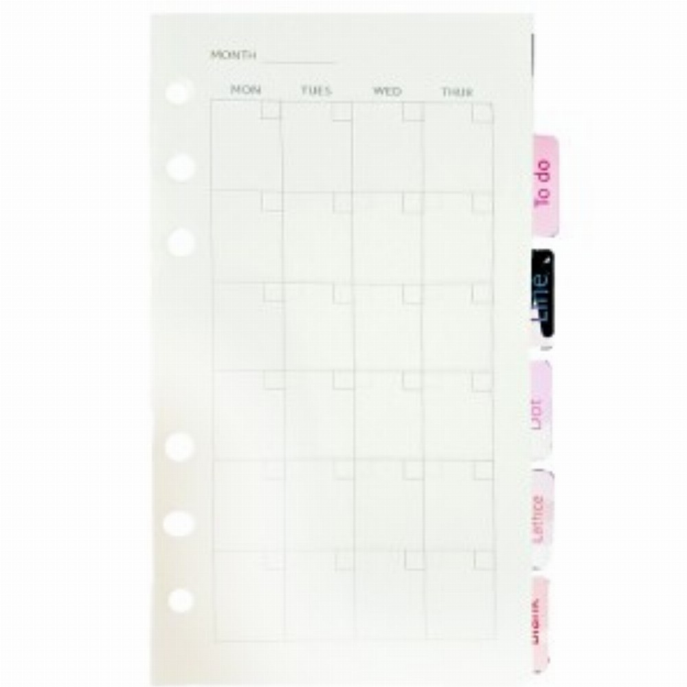Rezerva Agenda Organizer 96x170 Mm