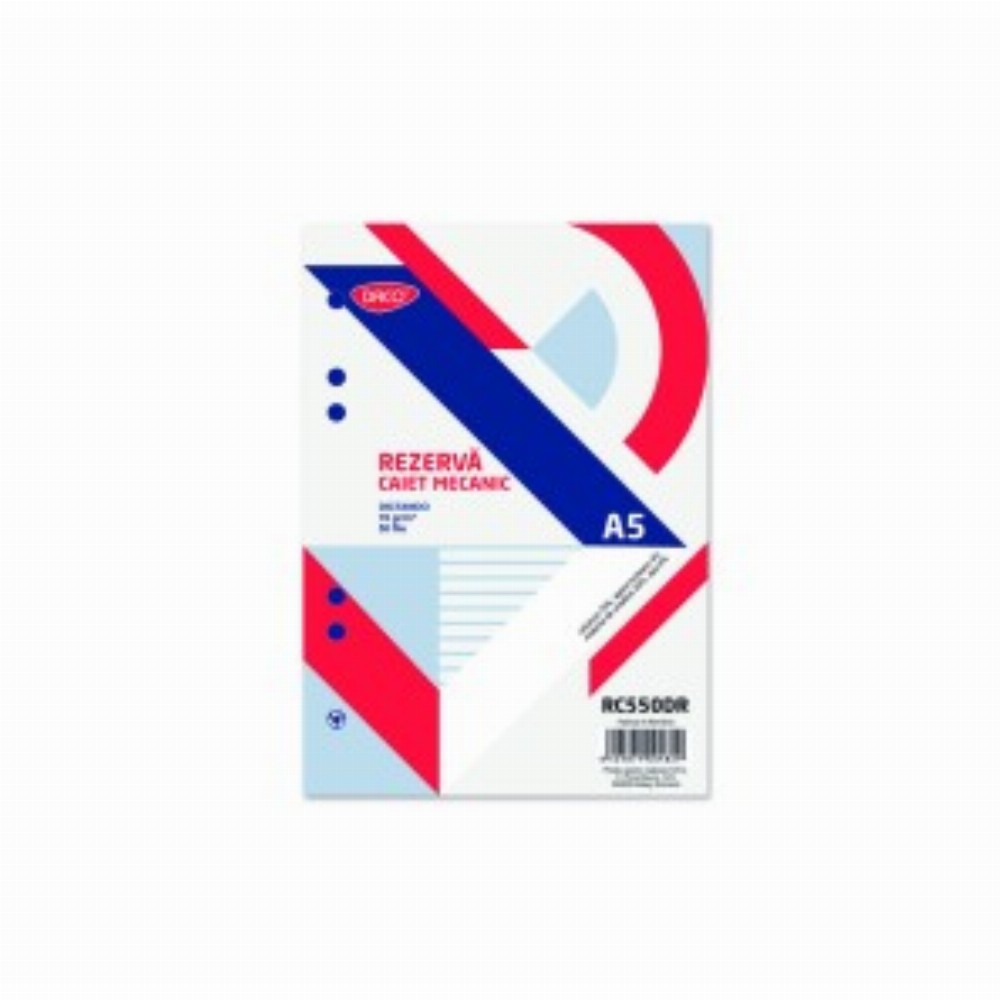 Rezerva Caiet Mecanic A5 50 File Dr