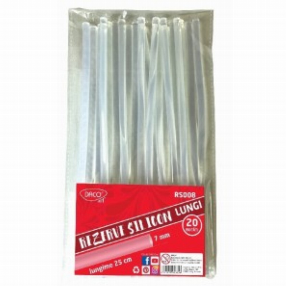 Rezerva Silicon 7mm 25cm Set 20