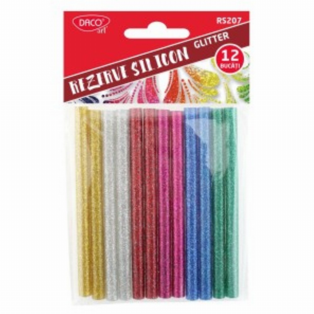 Rezerva Silicon 7mm Set 12 Glitter