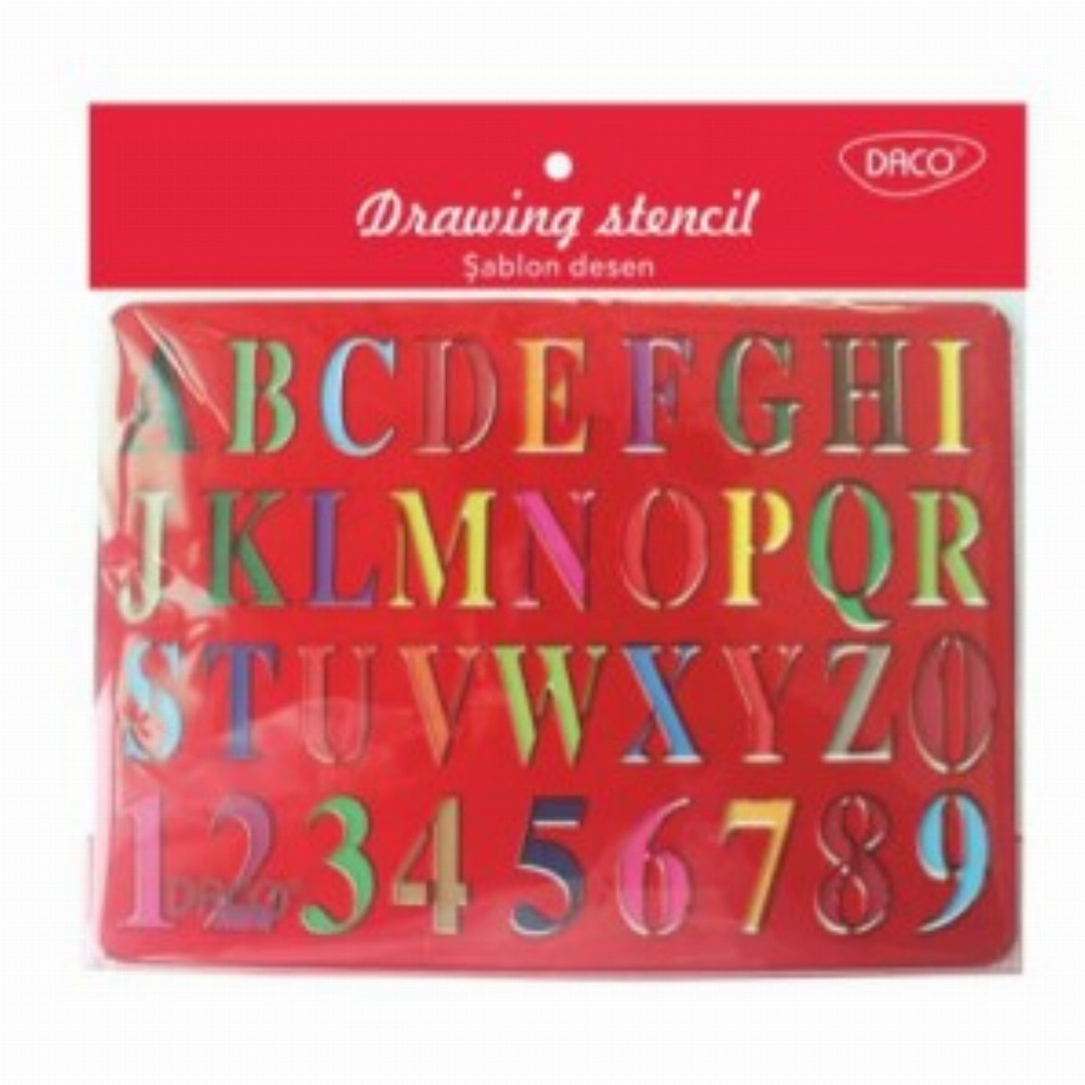 Sablon Desen Alfabet