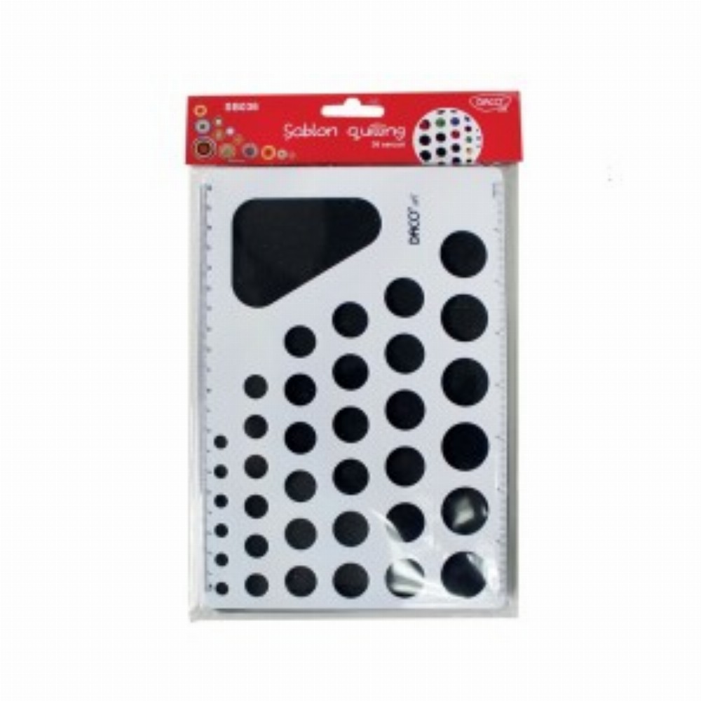 Sablon Quilling 36 Cercuri