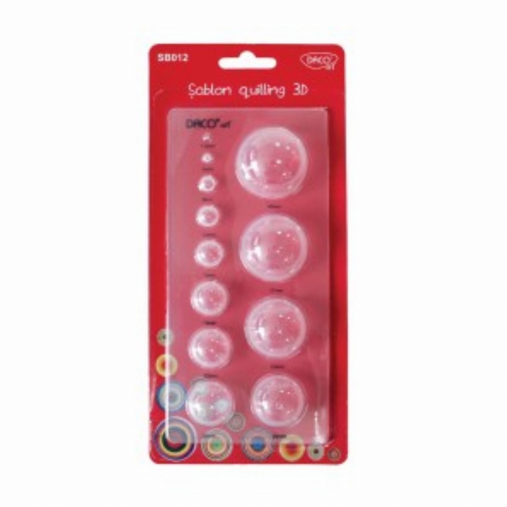 Sablon Quilling 3d 12 Forme