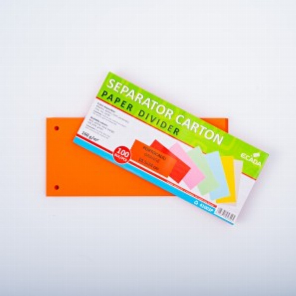 Separator Carton 10.5x24cm 160g Set 100 Portocaliu