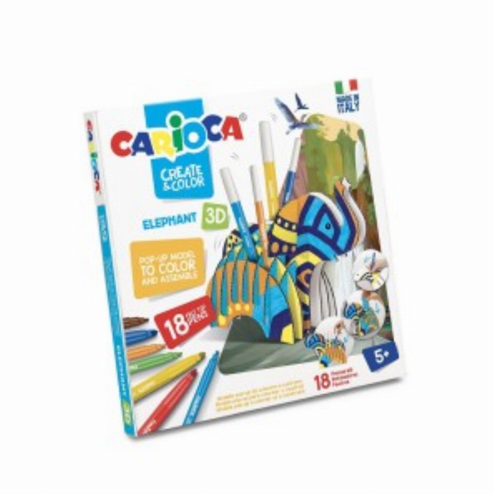 Set 3d 18 Carioci Elefant
