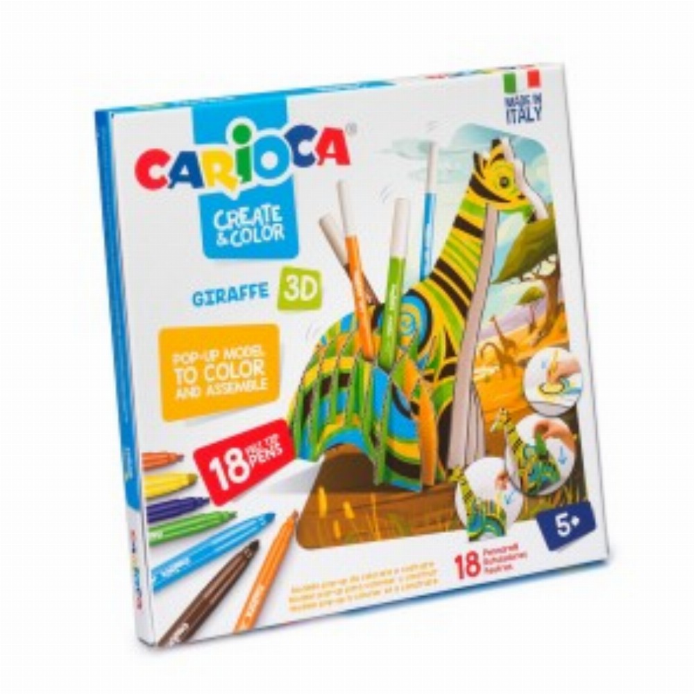 Set 3d 18 Carioci Girafa