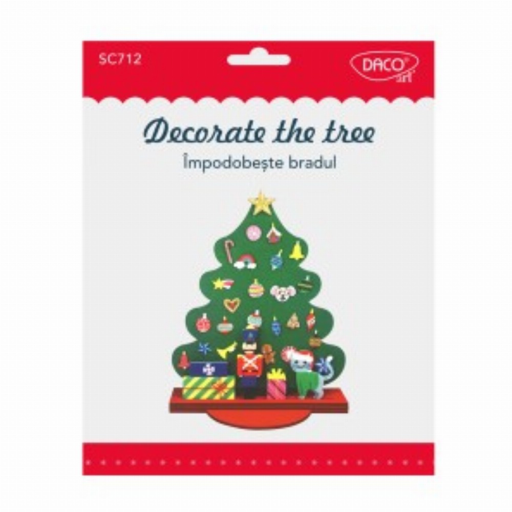 Set Creativ Impodobeste Bradul 3 Buc