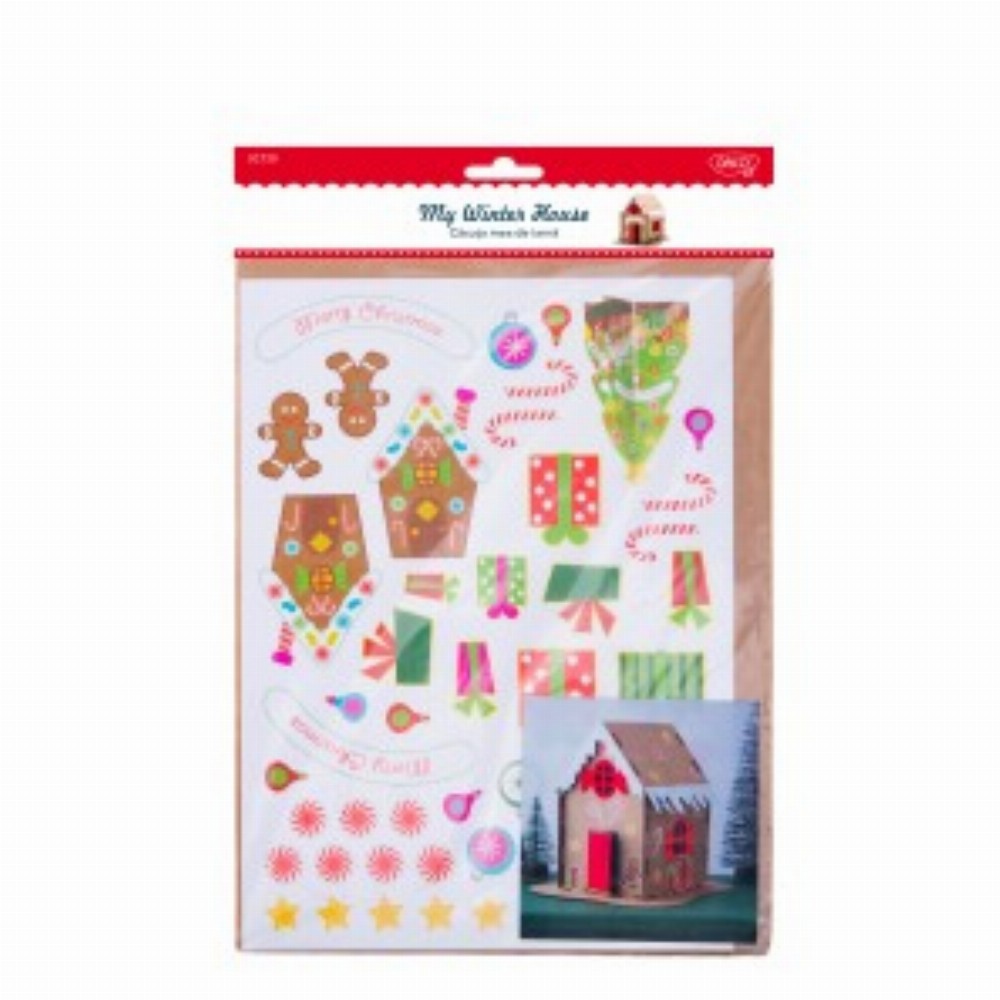 Set Creativ Casuta Mea De Iarna 3 Buc