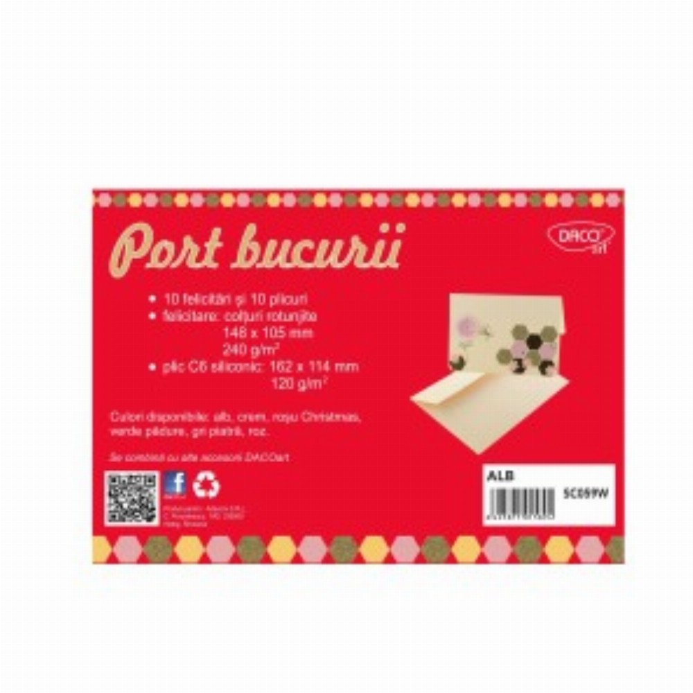 Set Creativ 10 Felicitari Port Bucurii