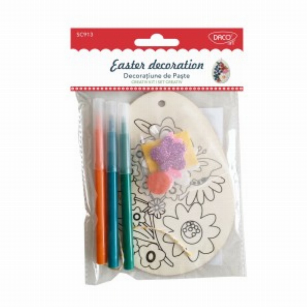 Set Creativ Decoratiune De Paste 3 Buc