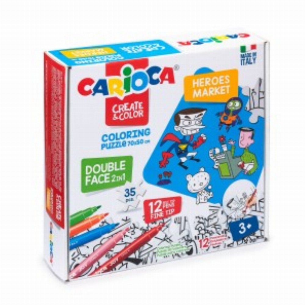 Set Puzzle 12 Carioci Heroes&market