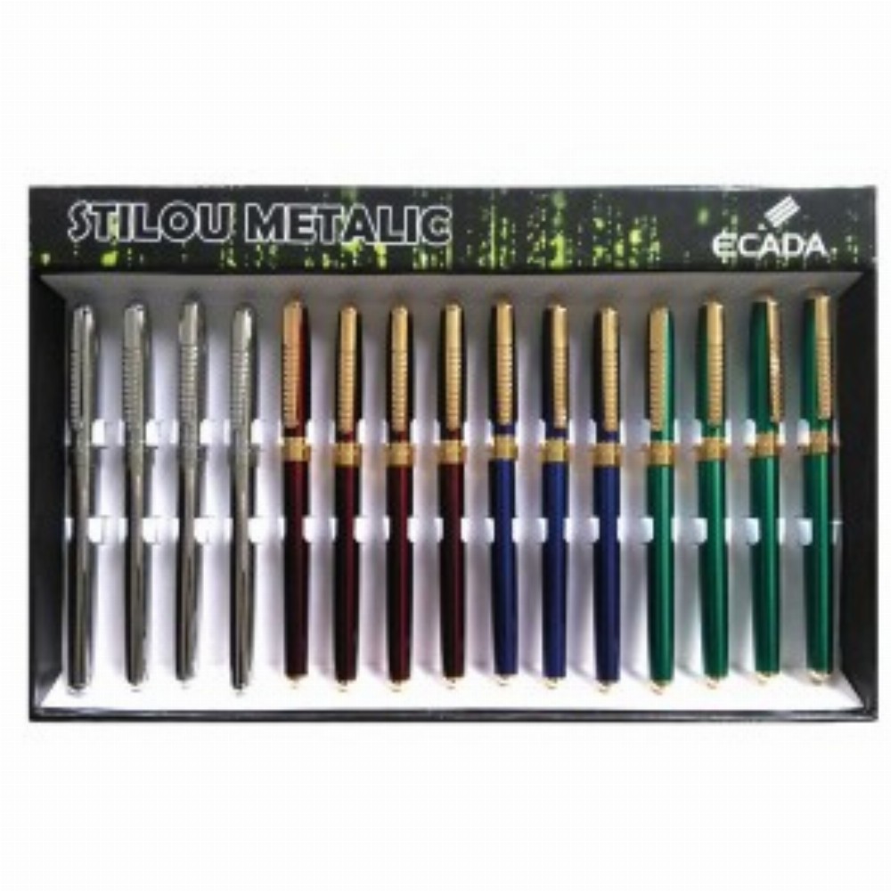 Stilou Metalic 15 Buc