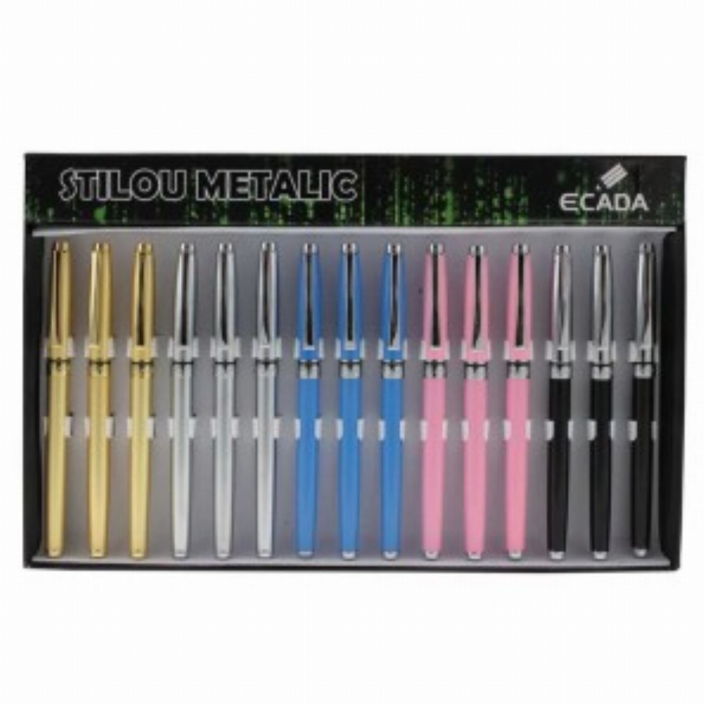 Stilou Metalic 15 Buc