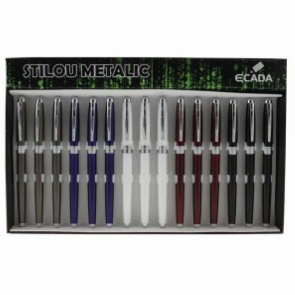 Stilou Metalic 15 Buc