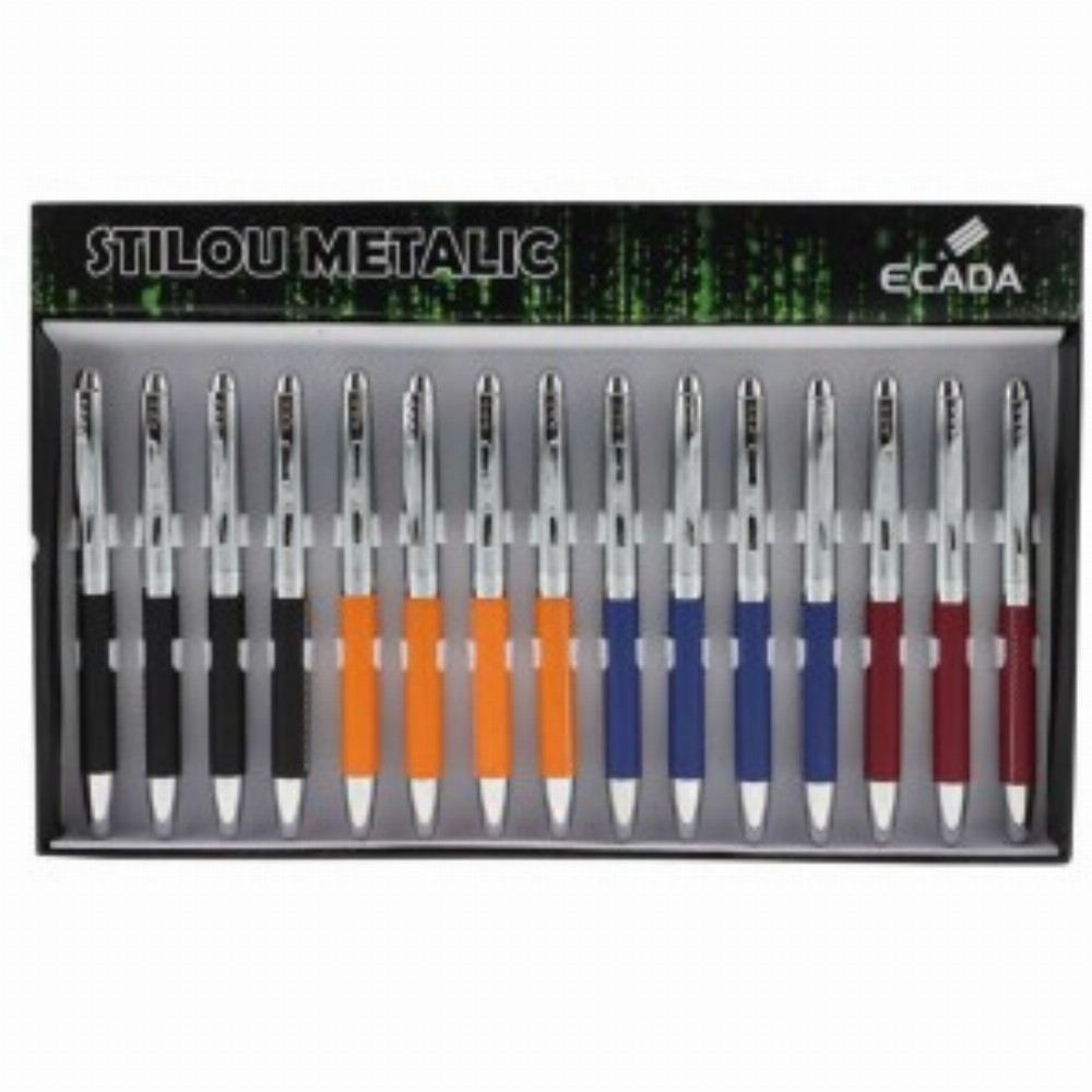 Stilou Metalic 15 Buc