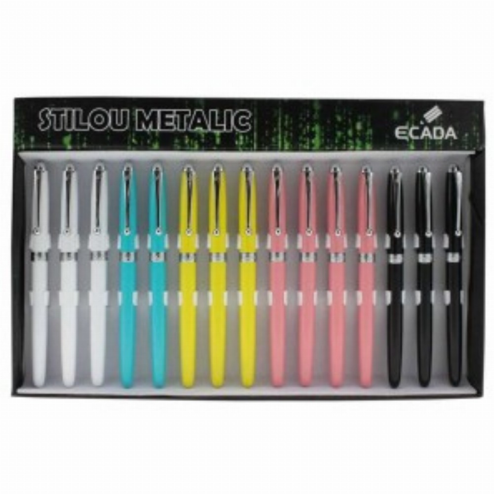 Stilou Metalic 15 Buc