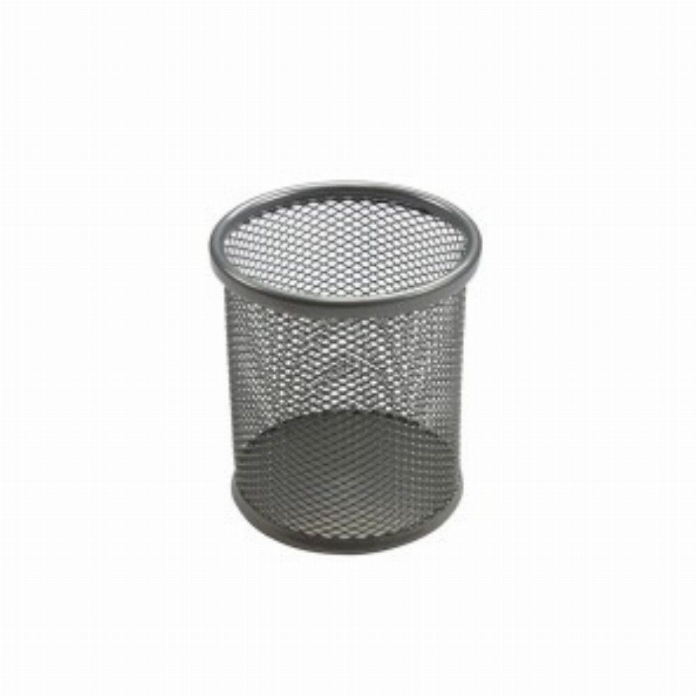 Suport Birou Cilindric Argintiu