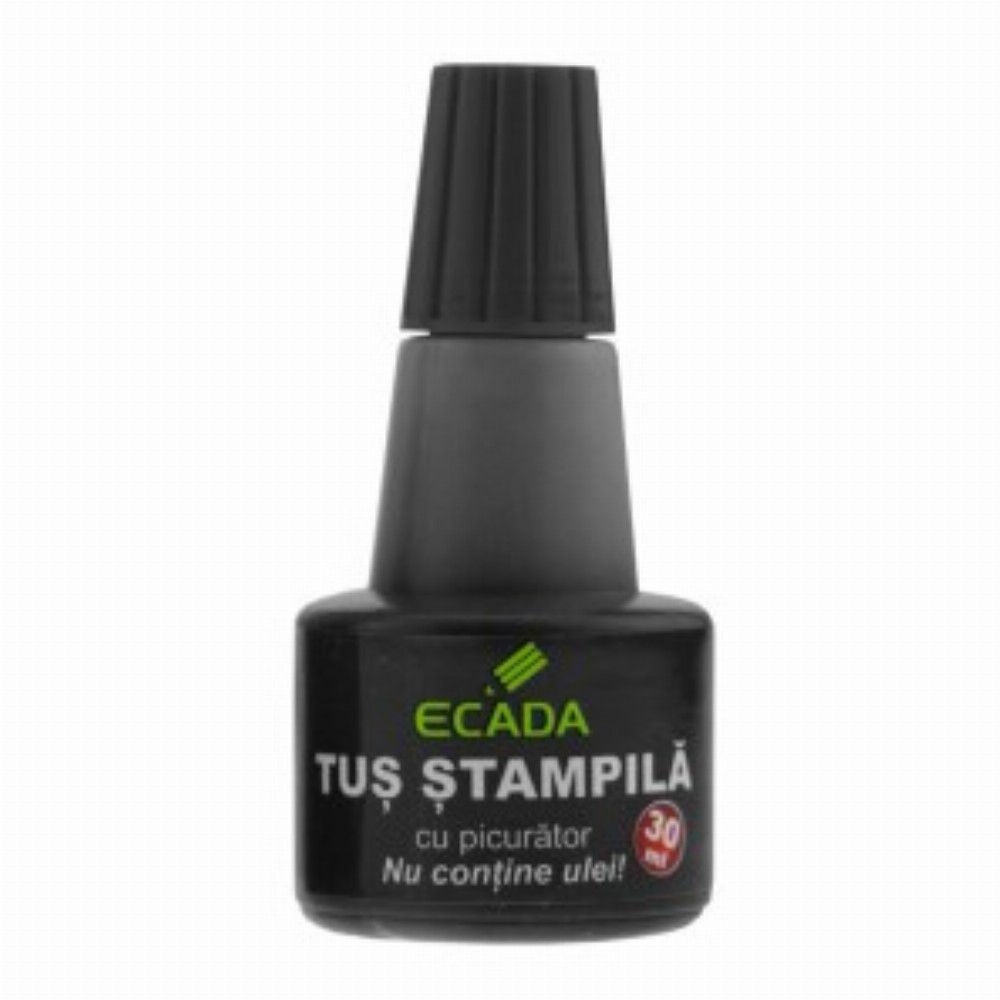 Tus Stampila 30ml Negru 12 Buc